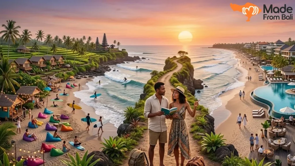 Comparison of Canggu and Seminyak beaches to help travelers choose the right Bali stay.